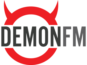 Demon FM Logo, Light Background